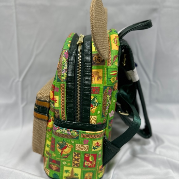 Disney Loungefly 50th Mickey Enchanted Tiki Room Main Attraction Backpack & Ears - Picture 4 of 5